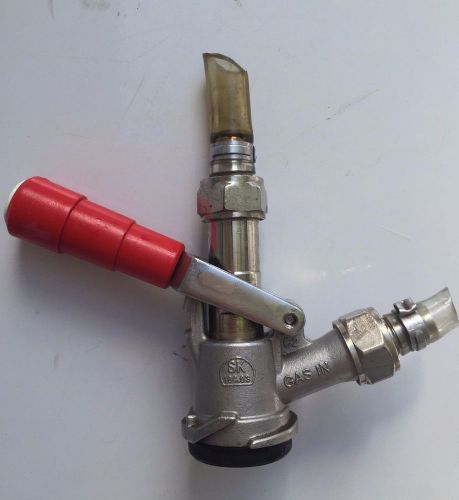 Beer keg tap system micro matic red free shipping for sale