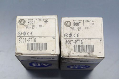 NOS   Allen Bradley 800T-PT16  NOS