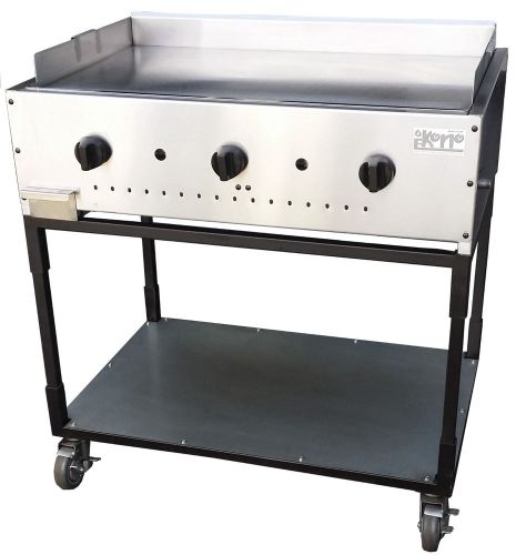 New. taco cart. 36&#034; flat top 3/8&#034; thick griddle plate. made in usa. plancha. for sale