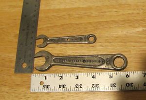2 INDESTRO Wrenches 7/16 inch by 5/16 inch and 5/8 inch and 9/16 inch