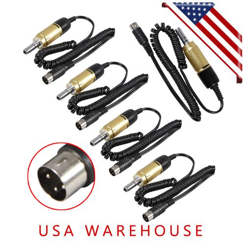 5X USA E-Type Electric Micromotor 35K RPM Marathon Handpiece Dental Lab Gold-CX