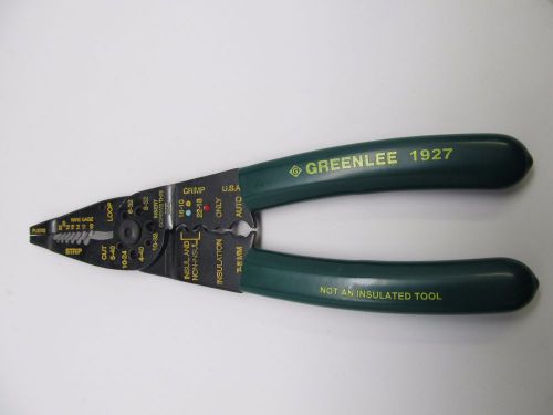 Greenlee  # 1927  Wire Stripper/Cutter/Crimper 10-22 AWG MADE IN THE USA