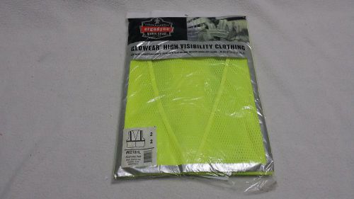 Ergodyne Work Gear~#8210HL Economy Vest~2XL/3XL~Lime~ANSI Class 2  NIP