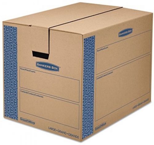 Smoothmove moving storage box extra strength large 18w x 24d x 18h kraft for sale