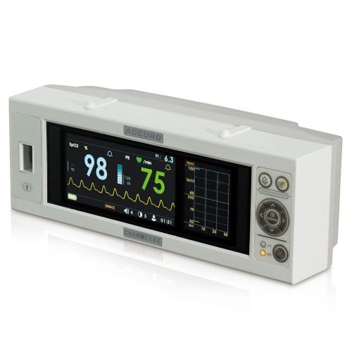 ACCURO Versatile Bedside Pulse Oximeter, Nellcor Compatible, 4 Screen Mode.