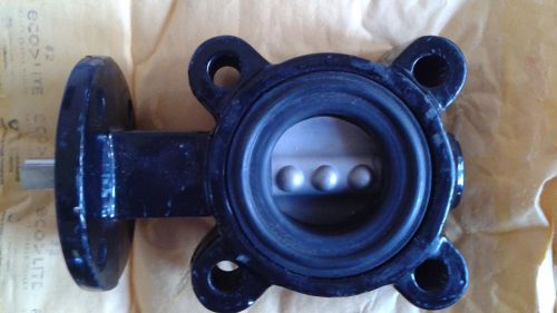 Butterfly valve 2&#034; buna-n seat threaded 1/2&#034; mount holes cast w/marking 2-48 4 for sale