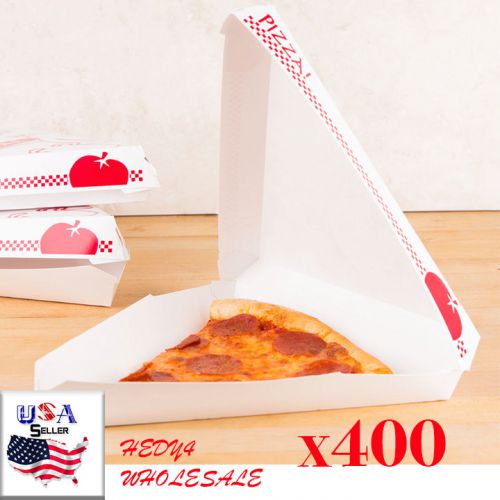 Pizza Wedge Box / One Slice Pizza Box 400/Case FAST Shipping !