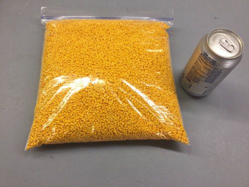 4 lbs, yellow pc/abs plastic pellets can be used in a cat genie, bean toss bags for sale