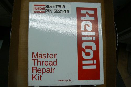 HeliCoil Master Thread Repair Kit -Size 7/8-9  UNC ( Part # 5521-14)NEW