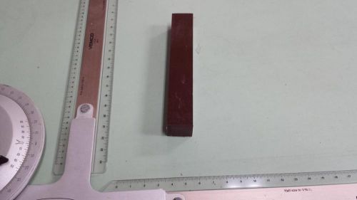 1&#034; x 1&#034; X 5-3/4&#034;  URETHANE / POLYURETHANE 75 D BROWN BAR P/N 11498