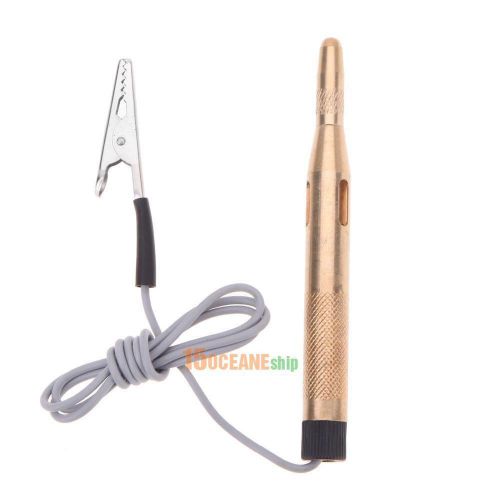 Dc 6v-24v auto car truck motorcycle boats circuit voltage copper tester test pen for sale