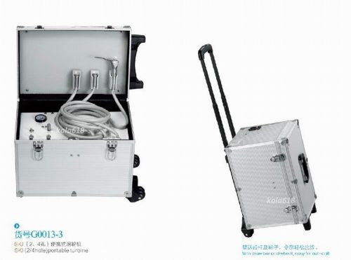 Dental portable mobile turbine unit aluminium alloy case kola for sale
