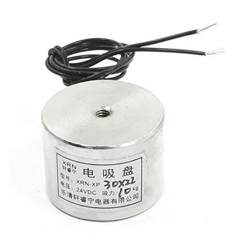 Uxcell® 10kg/22lb holding electromagnet solenoid lift electric dc24v 0.19a for sale