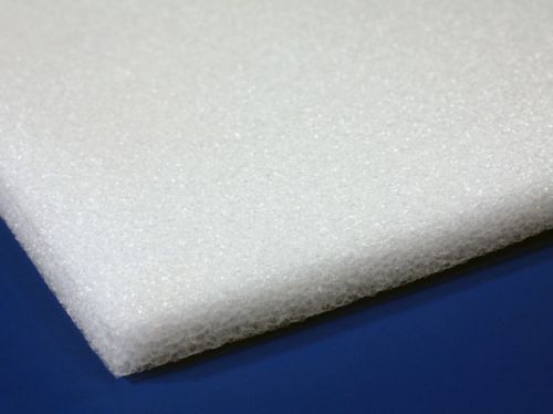 4 pack 1&#034; x 12&#034; x 12&#034; white polyethylene foam 1.7pcf *free shipping for sale
