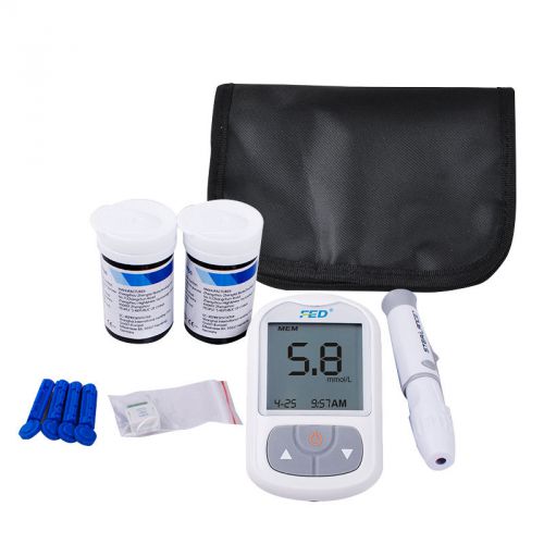 Blood Glucose Meter Tests Sugar Monitor Diabetic 50 Strips 50 twist lancets Best