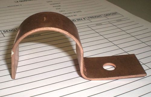 1-1/2&#034; copper 1 hole strap box of 100 - new! never used! 44730150 for sale
