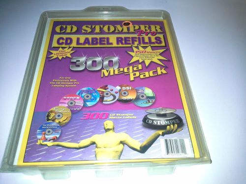 CD Stomper Pro CD Label Refills 300 MEGA Pack. The Ultimate Value.