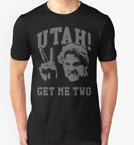 New Utah Get Me Two Men&#039;s Black T-Shirt Size S to 2XL