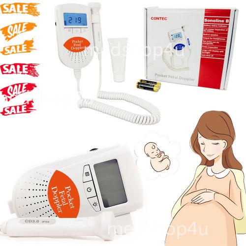 US L FDA Sonoline B Fetal Doppler 3MHz Probe,Baby Heart Monitor Backlight+GeL