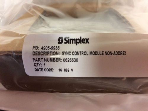 (NEW) SIMPLEX 4905-9938 - SMART SYNC CONTROL MODULE