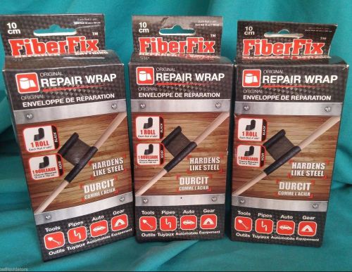 Fiber fix-3 rolls of 4&#034; fiberfix ultimate repair tape as seen on shark tank for sale