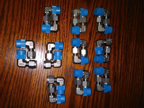 20 New Swagelok 1/4&#034; tube X 1/4&#034; pipe 90&#039;s  Fittings Stainless Steel Free Ship