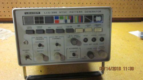 LEADER LCG 396 NTSC PATTERN GENERATOR 4-CHANNEL 180-264V 0.2A WITH MANUAL