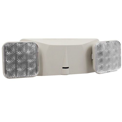 Torchstar ul-listed led emergency light with battery backup adjustable two sq... for sale