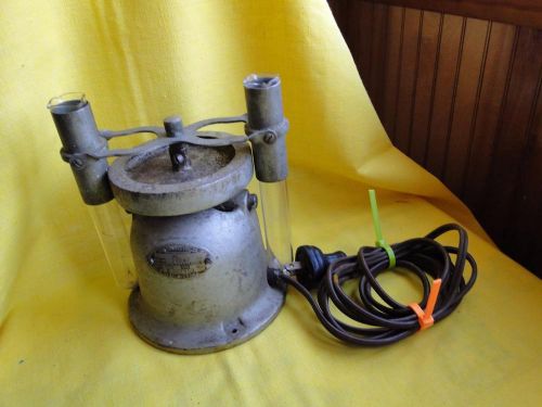 Vintage shelton electric co. centrifugal machine with 2 kimax glass vials for sale