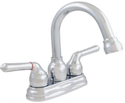 Ldr 952 46405cp exquisite bathroom faucet, gooseneck swing spout, dual tulip for sale