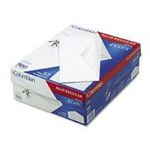 Columbian - Gummed Seal Business Envelope, Executive Style, White - 500/Box