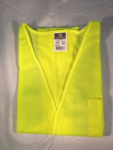 Radwear hi-vis heavyduty construction surveyor safety vest size l free ship a3 for sale