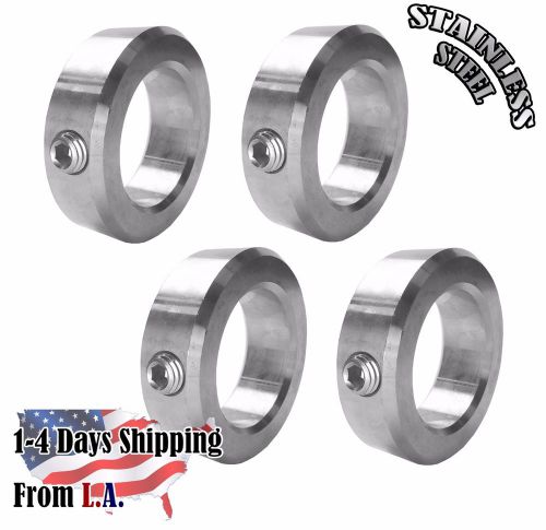 4 Pieces 1-11/16&#034; Bore Stainless Steel, Shaft Collars