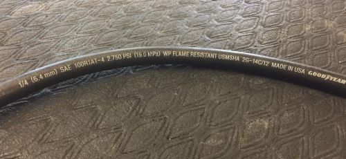 Goodyear 36&#034; x 1/4&#034; Hydraulic Hose NPT Male 2750 PSI SAE