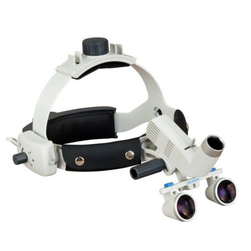 Dental Headband Loupes 2.5x/420mm with LED Light Long Working Distance