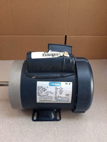 Leeson Electric Motor Cat # 117228 TEFC Mdl A6C17FB156A 3/4 HP .75 HP RPM 1725