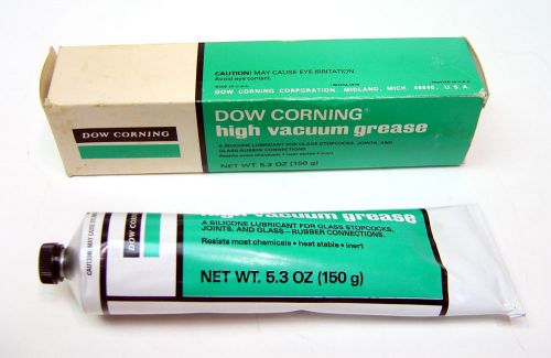 LAB HIGH VACUUM GREASE 5.3 oz (150g) DOW CORNING GLASS/RUBBER/STOPCOCKS/JOINTS
