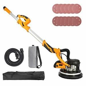 CO-Z 850W Drywall Sander with Vacuum Attachment Dust Collector, Electric Pole Sa