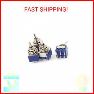 uxcell A15062200ux0651 2 Position 6Pins DPDT ON-Off Micro Mini Toggle Switch …