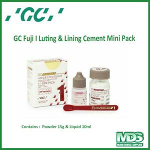 GC Fuji I Luting &amp; Lining Glass Ionomer dental Cement Mini pack