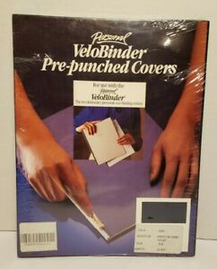 VeloBinder Pre-punched Covers- Medium Blue- Item #43510 E