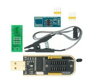 CH341A USB Programmer Module + SOIC8 Test Clip - Bran New