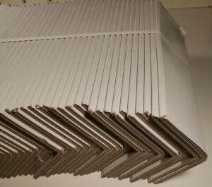Cardboard Edge Protector, .225, 3&#034; X 3&#034; X 12&#034;, White, 64/box