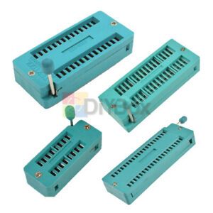 16 20 28 32 40 Pins Test Universal ZIF IC Socket 16P 20P 28P 32P 40P