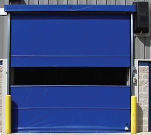 Commercial [8&#039; x 10&#039;] Vinyl Pro Roll Up Door Using Chain-Hoist | Fabric Door