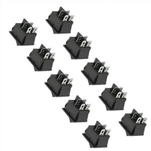 10 Pcs KCD4 4 Pin On-Off 2 Position Boat Rocker Switches 16A 250V AC/20A 125V AC