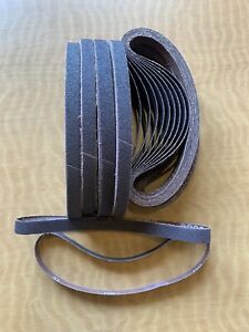 NORTON File Sanding Belt 1/2&#034;X18&#034; R283 P60 Metalite LOT OF 70 Belts