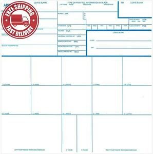 Fingerprint Cards, Applicant FD-258, 50 pack