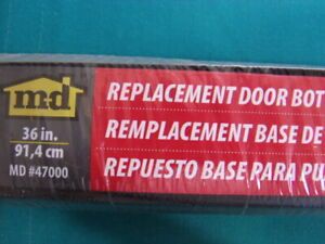 M-D Building Products 47000 36&#034; Replacement Door Bottom with Vinyl Fins (Brown)