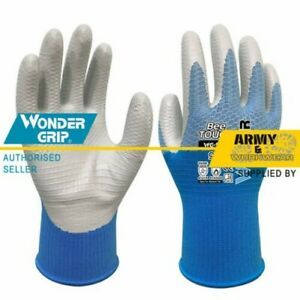 6 x Wonder Grip Gloves Latex Coated Breathable Heat Resistance Hi grip Bee-Tough